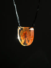 Load image into Gallery viewer, Orange Cosmos Flower Pendant -2