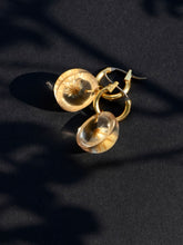 Load image into Gallery viewer, Dandelion Hoop Earrings -5