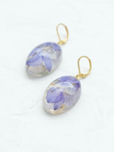 Load image into Gallery viewer, Larkspur Petal Huggie Hoop Earrings -6