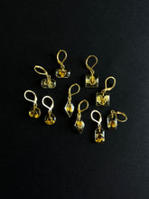 Load image into Gallery viewer, Sarso / Mustard Flower Huggie Earrings (Clear) -3