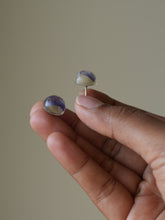 Load image into Gallery viewer, Larkspur Petal Stud Earrings (925 Silver)