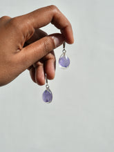 Load image into Gallery viewer, Larkspur Petal Small Hoop Earrings (925 Silver)