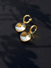 Load image into Gallery viewer, Dandelion Hoop Earrings -5