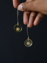 Load image into Gallery viewer, Dandelion Long Hook Earrings (925 Silver)