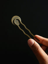 Load image into Gallery viewer, Himalayan Daisy Flower Hair Fork / Juda Pin / Hair Bun Pin