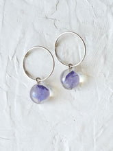 Load image into Gallery viewer, Larkspur Petal Big Hoop Earrings (925 Silver)
