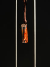 Load image into Gallery viewer, Orange Cosmos Flower Pendant