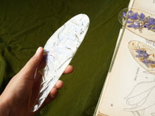 Load image into Gallery viewer, Larkspur Stem Hand-sculpted Bookmark