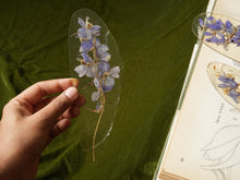 Load image into Gallery viewer, Larkspur Stem Hand-sculpted Bookmark