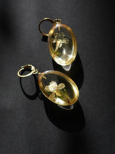Load image into Gallery viewer, Buttercup Primrose Flower Huggie Hoop Earrings