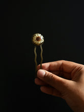 Load image into Gallery viewer, Himalayan Daisy Flower Hair Fork / Juda Pin / Hair Bun Pin