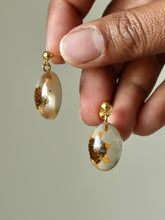 Load image into Gallery viewer, (Wild) Blackjack Flower Earrings -2