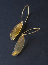 Load image into Gallery viewer, Wild Himalayan Sunflower Petal Hand-Sculpted Earrings -4