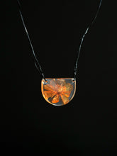Load image into Gallery viewer, Orange Cosmos Flower Pendant -2