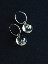 Load image into Gallery viewer, Himalayan Forget-me-not Small Hoop Earrings (925 Silver)