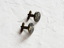 Load image into Gallery viewer, Alyssum Flower Sprig Cufflinks