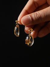 Load image into Gallery viewer, (Wild) Blackjack Flower Earrings -2