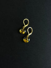 Load image into Gallery viewer, Sarso / Mustard Flower Huggie Earrings (Clear) -2