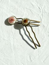 Load image into Gallery viewer, Verbena Flower Hair Fork / Juda Pin / Hair Bun Pin