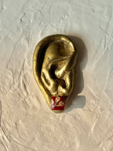 Load image into Gallery viewer, Sarso / Mustard Flower Stud Earrings (Red) -5