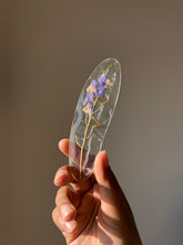 Load image into Gallery viewer, Larkspur Flower Stem (As-is) Bookmark -7