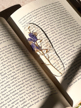 Load image into Gallery viewer, Larkspur Flower Stem (As-is) Bookmark -7