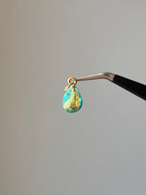 Load image into Gallery viewer, Sarso (Mustard) Blossom Mini Charm (Teal) -3