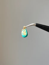 Load image into Gallery viewer, Sarso (Mustard) Blossom Mini Charm (Teal) -3