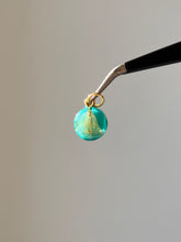Load image into Gallery viewer, Sarso (Mustard) Blossom Mini Charm (Teal) -4