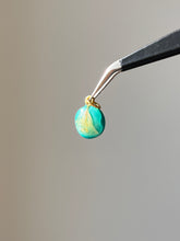 Load image into Gallery viewer, Sarso (Mustard) Blossom Mini Charm (Teal) -4