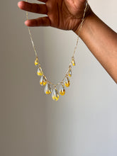 Load image into Gallery viewer, Honey Drops Necklace (Mustard/Sarso Flowers)