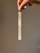 Load image into Gallery viewer, Clear resin bookmark with preserved leaves and elegant gold tassel, perfect for thoughtful handmade gifting.