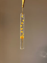 Load image into Gallery viewer, ShopKuhoo handmade resin bookmark with preserved sarso flowers and elegant golden tassel.