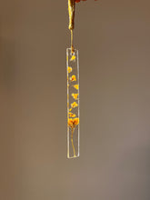 Load image into Gallery viewer, Nature-inspired resin bookmark featuring real mustard flowers, handcrafted by ShopKuhoo.
