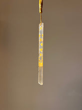 Load image into Gallery viewer, Artisan resin bookmark with real preserved flowers and golden tassel, available at ShopKuhoo