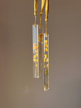 Load image into Gallery viewer, Elegant resin bookmark with golden tassel and preserved yellow mustard flowers by ShopKuhoo.