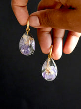 Load image into Gallery viewer, Larkspur Petal Hoop Earrings -2
