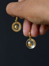 Load image into Gallery viewer, Dandelion Hoop Earrings -5
