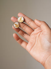 Load image into Gallery viewer, [RARE] Hemp Leaf Cufflinks
