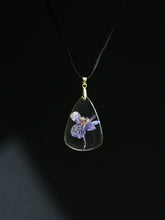 Load image into Gallery viewer, Larkspur Flower Pendant -4
