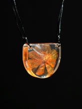 Load image into Gallery viewer, Orange Cosmos Flower Pendant -2
