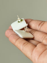 Load image into Gallery viewer, Verbena Flower Double Gem Stud Earrings (925 Silver)
