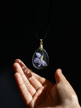 Load image into Gallery viewer, Larkspur Flower Pendant -3

