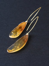 Load image into Gallery viewer, Wild Himalayan Sunflower Petal Hand-Sculpted Earrings -2
