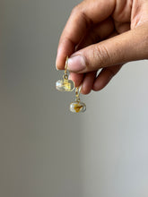 Load image into Gallery viewer, Sarso / Mustard Flower Huggie Earrings (Clear) -1
