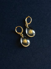 Load image into Gallery viewer, Dandelion Huggie Hoop Earrings -1
