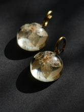Load image into Gallery viewer, Solanum Flower Hoop Earrings
