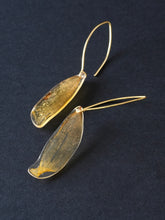 Load image into Gallery viewer, Wild Himalayan Sunflower Petal Hand-Sculpted Earrings -4
