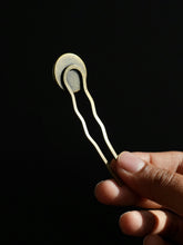 Load image into Gallery viewer, Verbena Flower Hair Fork / Juda Pin / Hair Bun Pin
