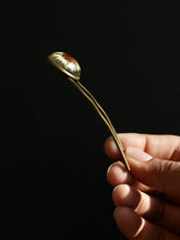 Load image into Gallery viewer, Himalayan Daisy Flower Hair Fork / Juda Pin / Hair Bun Pin
